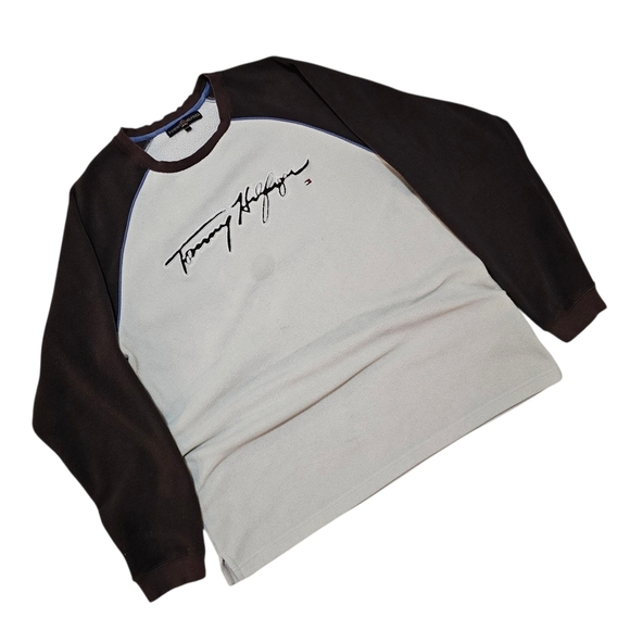 Vintage 90's Tommy Hilfiger Fleece Sweater - Picture 2 of 5